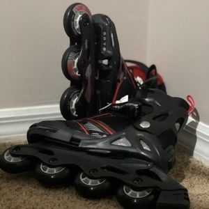 Red & Black Rollerblades